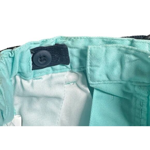 The Childrens Place Toddler Boys Shirt and Belted Chino Shorts Set Aqua 3T NEW - Picture 10 of 13